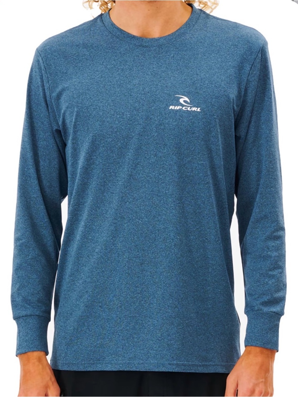 RIPCURL BLUE LONG SLEEVE UPF 50+ SHIRT MENS SZ XS